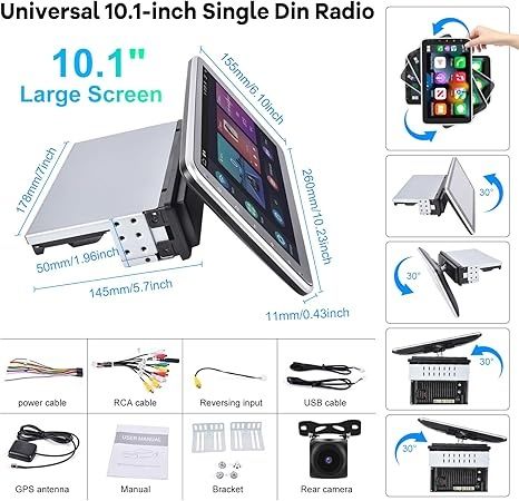 2G + 64G автомагнітола Carplay Android 15 1din