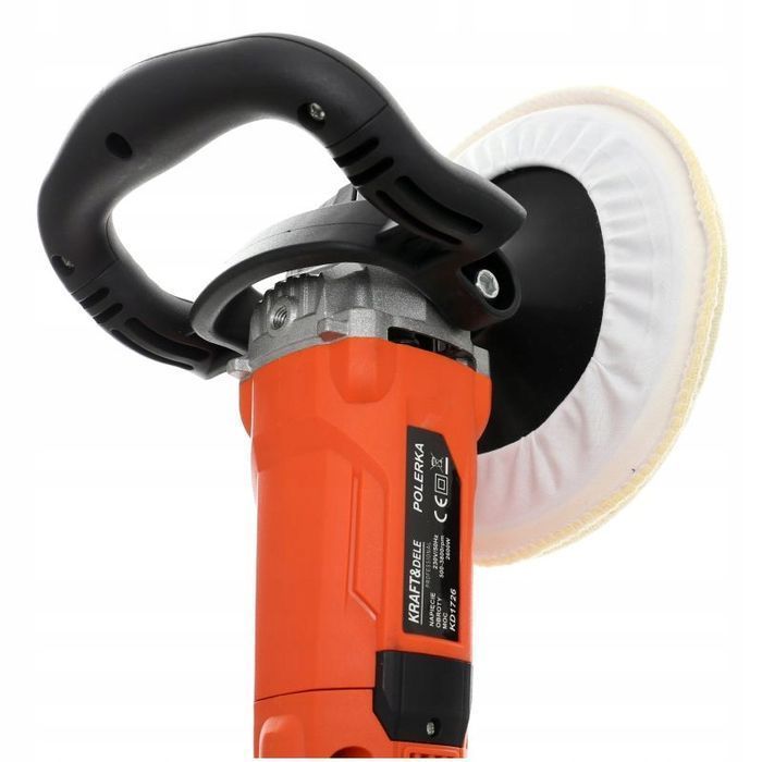 Polerka Elektryczna Kraft&Dele 2600W,180Mm,6 X Reg. Obrotów