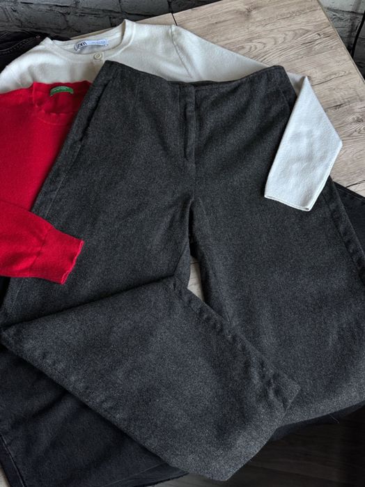 Massimo Dutti шерстяні штани 93% шерсть 7% шовк