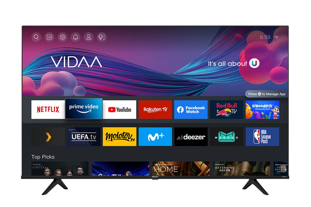 Smart TV VIDAA Hisense 43A6BG