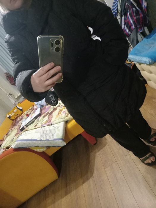 Пуховое пальто куртка