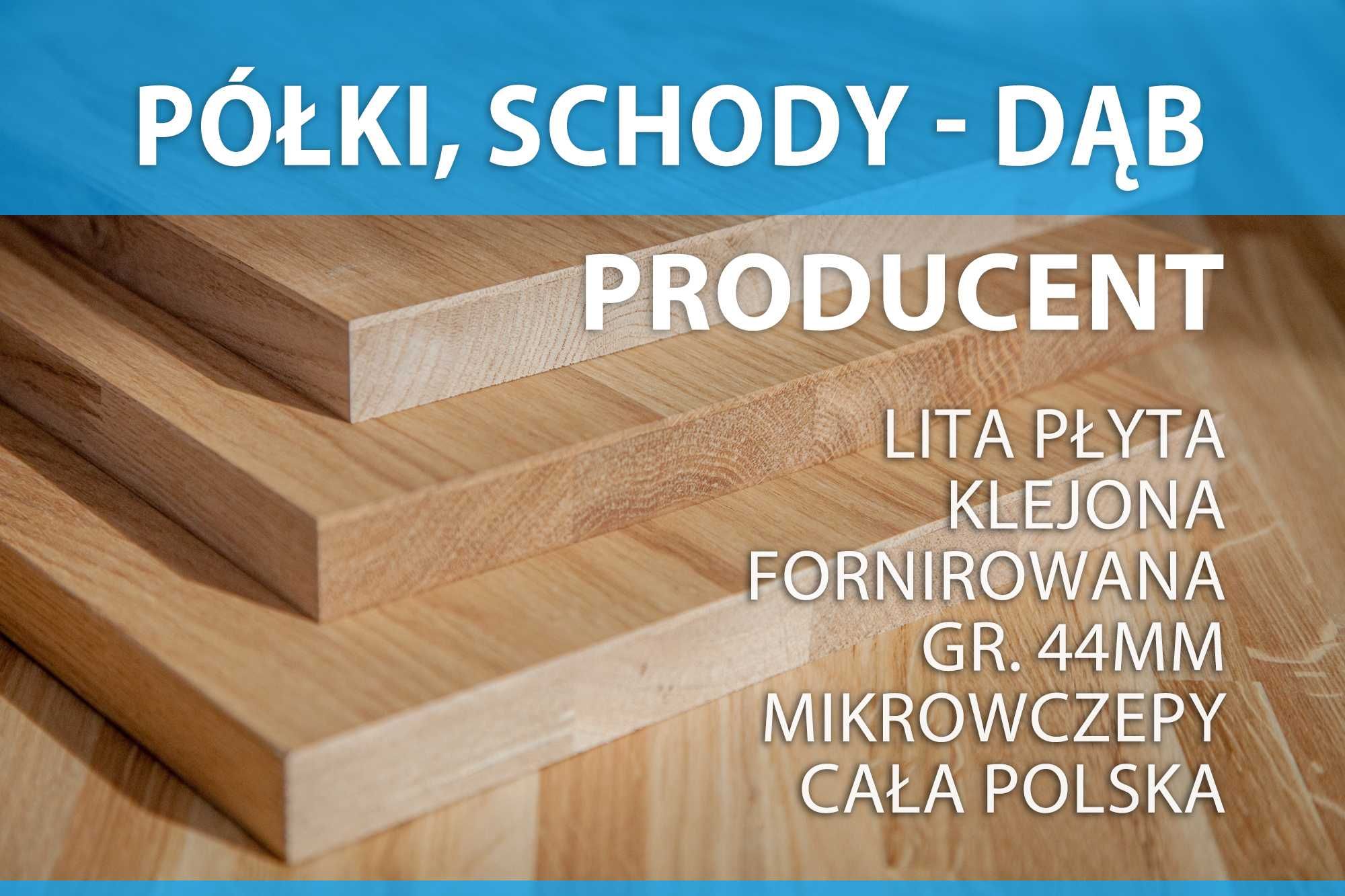 Schody drewniane, stopnie, podstopnie, trep dębowy - Producent