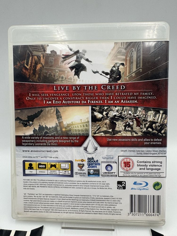 Assassins Creed 2 Ps3 Gwarancja