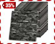 Nowe PANELE 3D Ścienne Samoprzylepne Szara Cegła Tapeta (WYPRZEDAŻ)