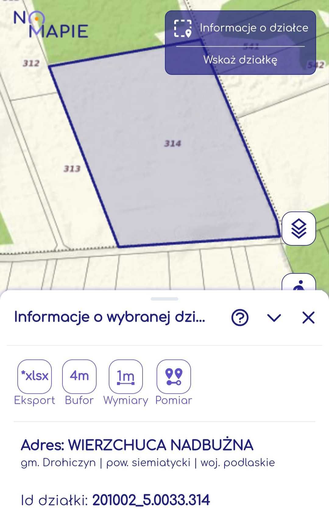 Sprzedam łąkę 2ha - gmina Drohiczyn