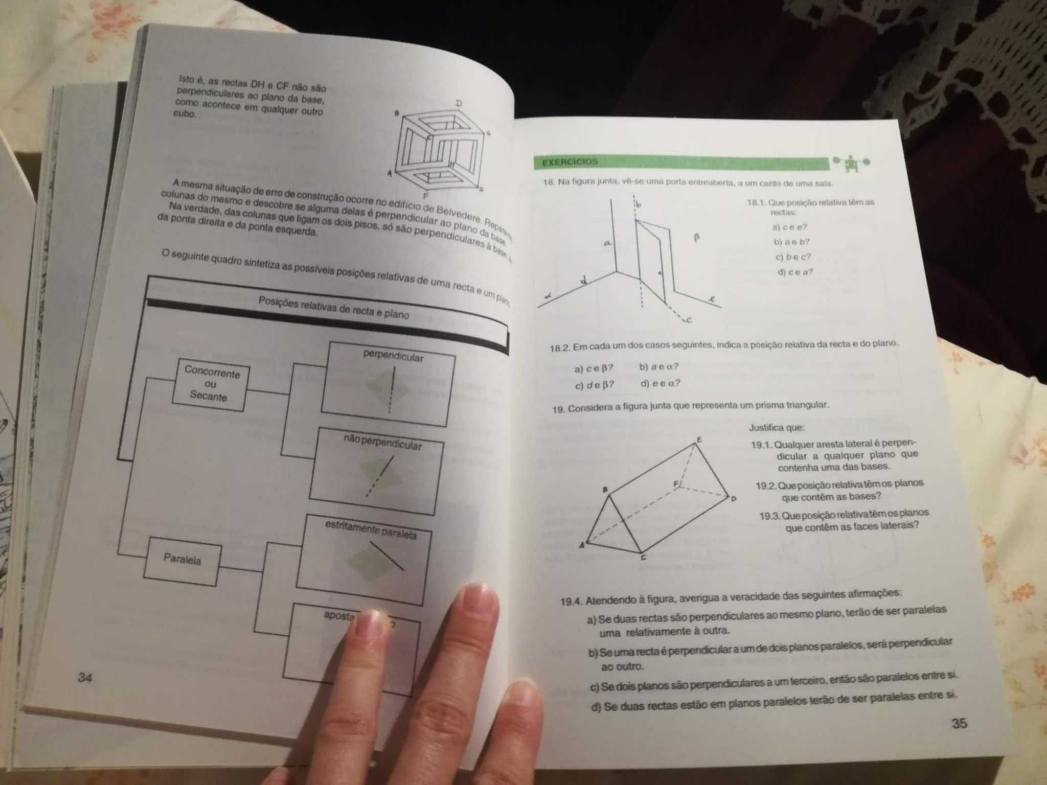 Livro de Matemática de 8.º ano