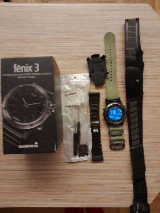 Garmin Fenix 3 sapphire+ pasek Hr