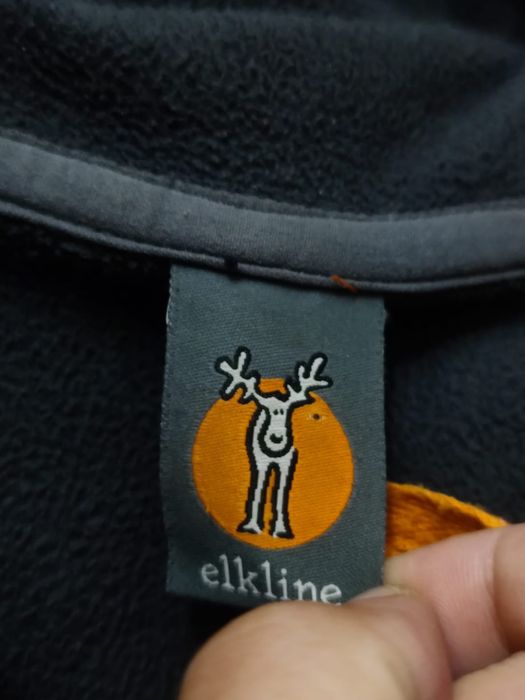 bluza polarowa XL polar outdoor szara siwa ciemna czarna Elkline polar