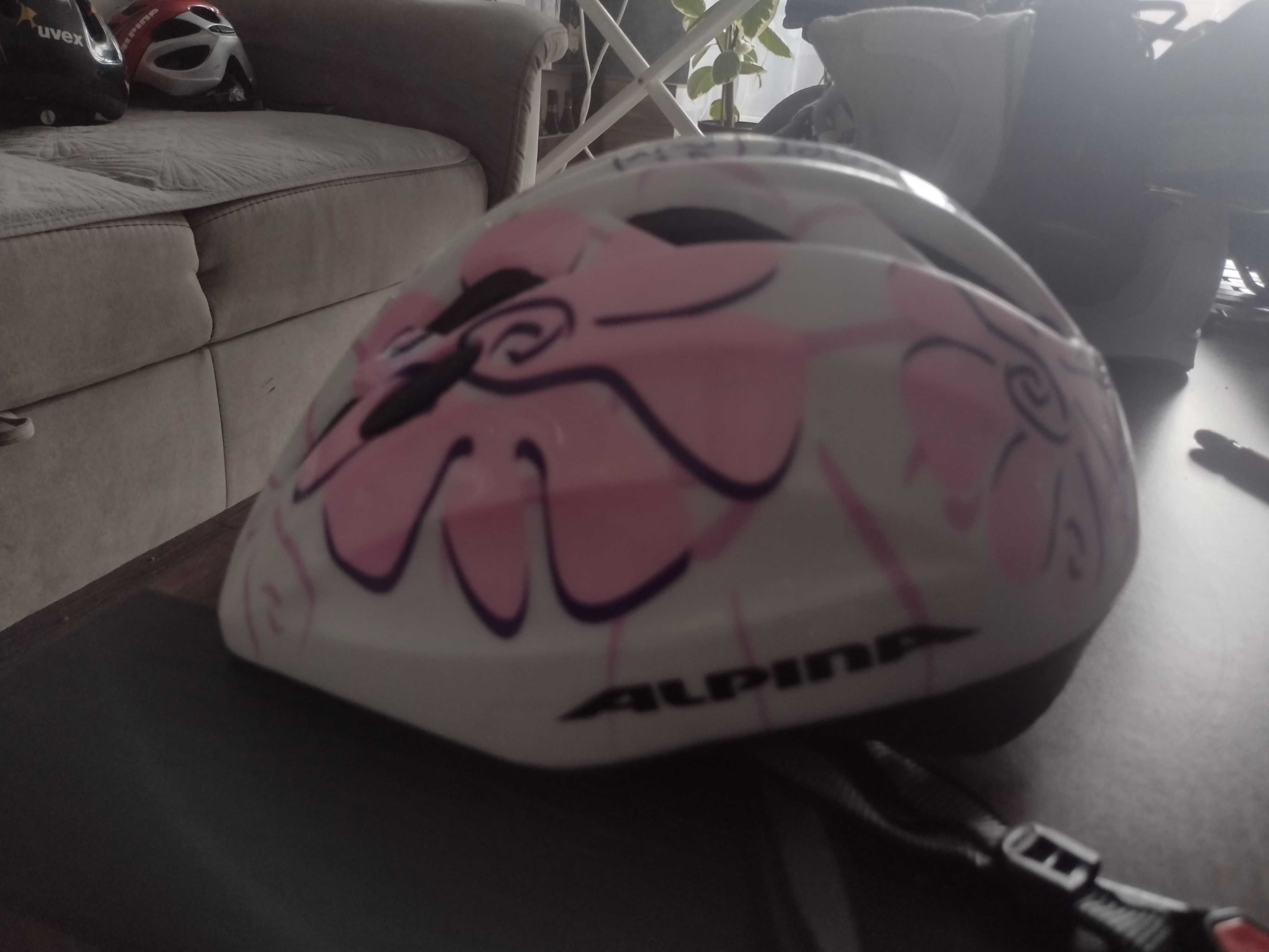 Dziecięcy kask rowerowy marki Alpina . Rozmiar 46-51