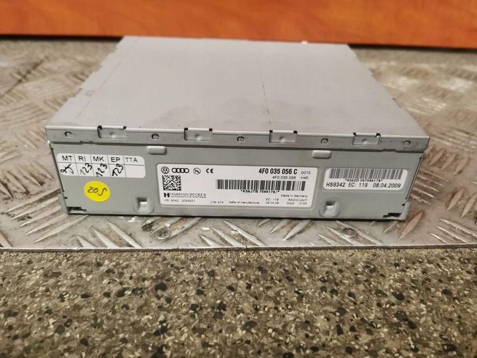 moduł tuner radia audi q5 a6c6 oe 4f0035056c