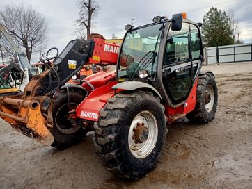 Ładowarka teleskopowa Manitou 634 Perkins manual 40km/h weidemann jcb