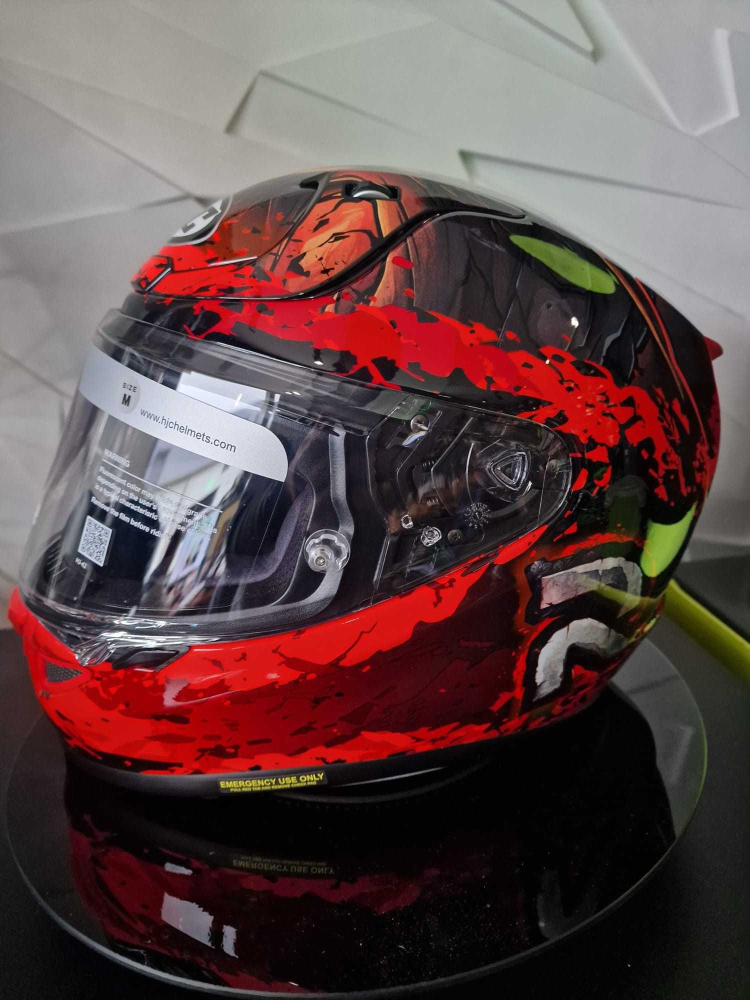 Kask motocyklowy HJC RPHA 12 Diablo Blizzard RED S'M'L