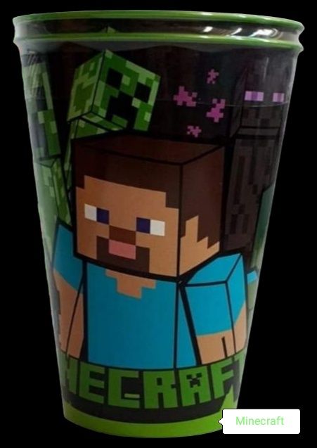 Nowe kubki plastikowe Minecraft polecam