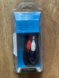 Kabel 2x RCA męskie 5m