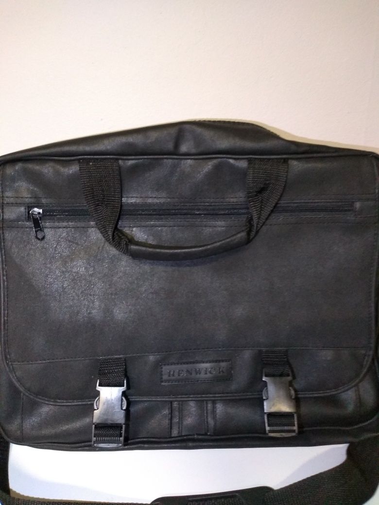Skórzana torba na laptopa dokumenty RENWICK 40x30x16 cm