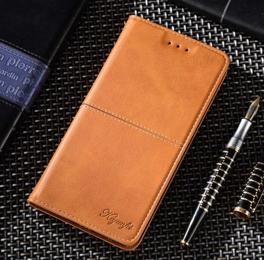 Чехол книга с магнитом и карман под карточки Poco X5 Pro и др. модели