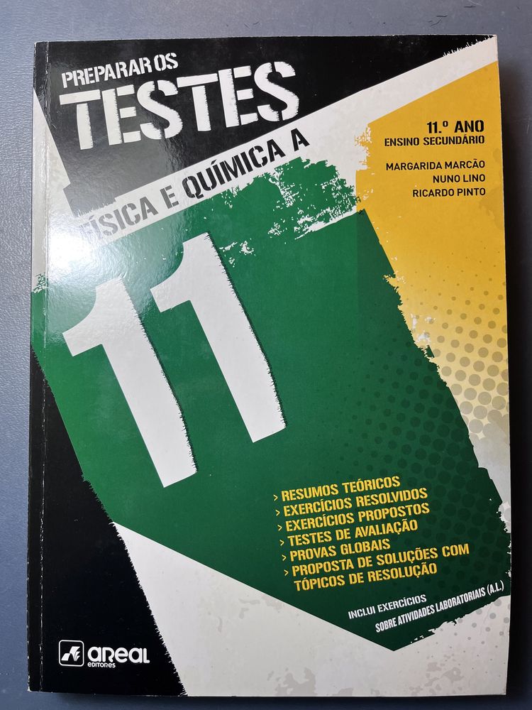 Livros de preparação para exame Física e Química