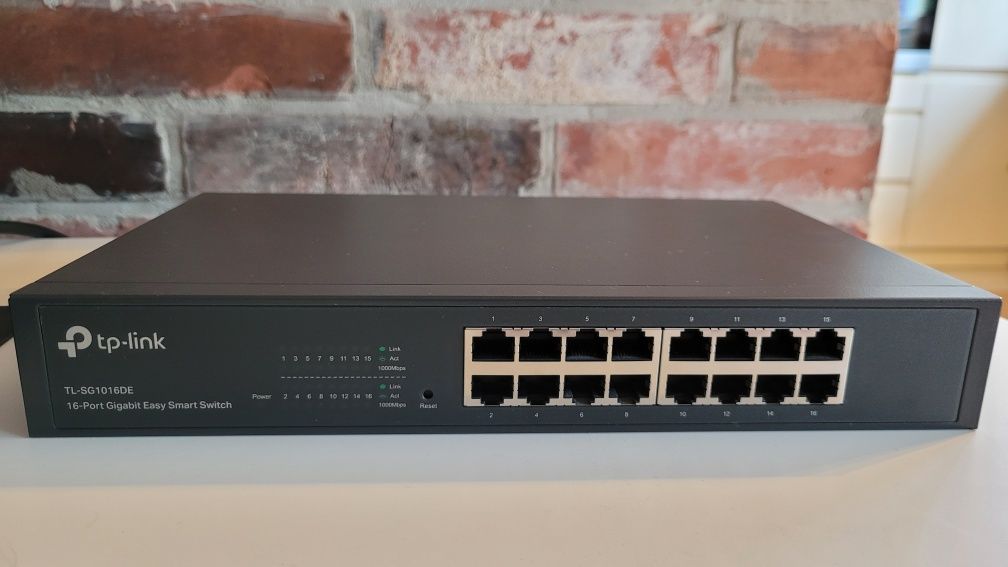 Switch TP-LINK TL-SG1016DE Gigabit Ethernet, 16 port Gigabit idealny