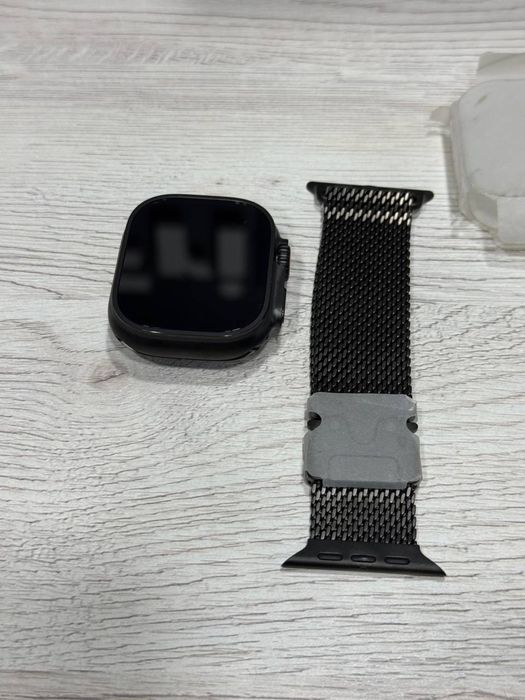 Ремінець Apple Milanese Loop Black Titanium