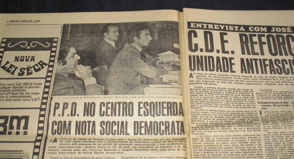 Jornal A Capital Ano VII 1974 9 de maio