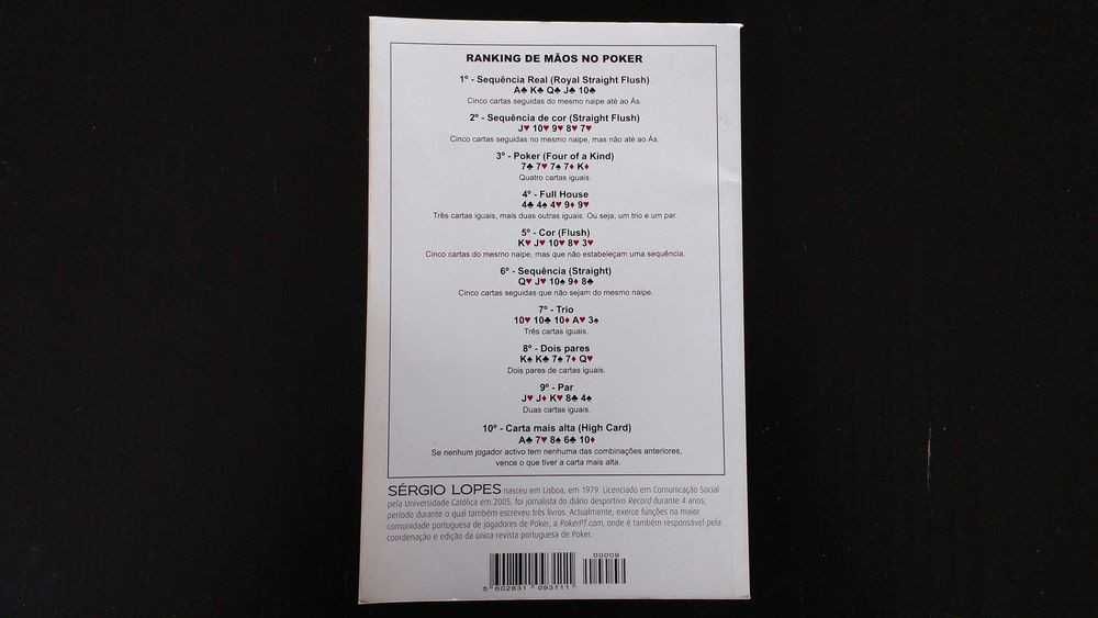 Livro - Os Segredos do Poker - Sérgio Lopes