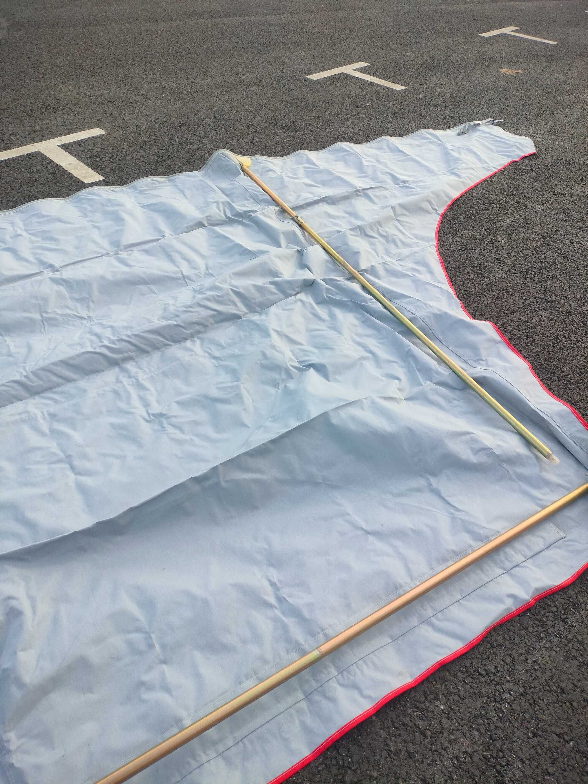 Zadaszenie przedsionek przyczepy kempingowej 420x240 cm osl sloneczna