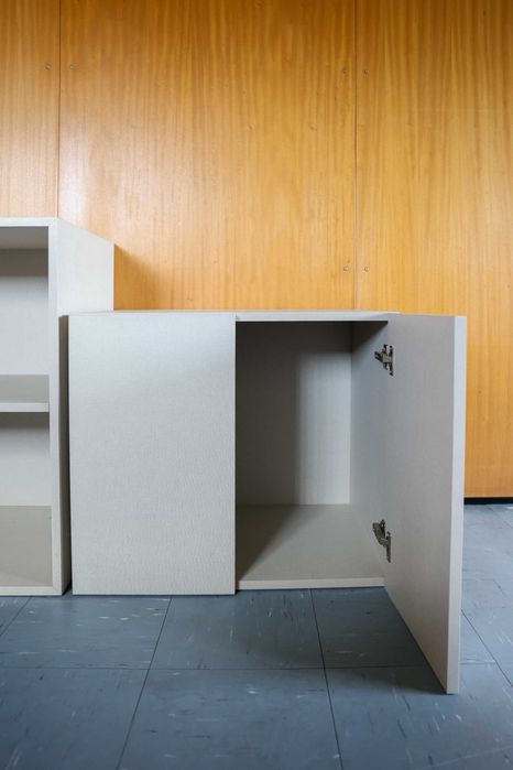 Conjunto móveis AGL melamina beje