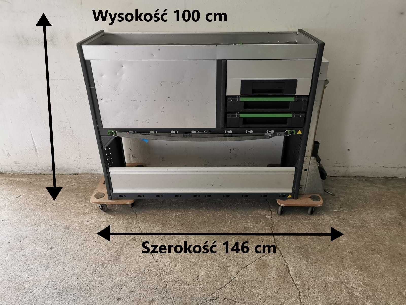 Regał samochodowy serwisowy zabudowa serwisowa warsztatowa BOTT