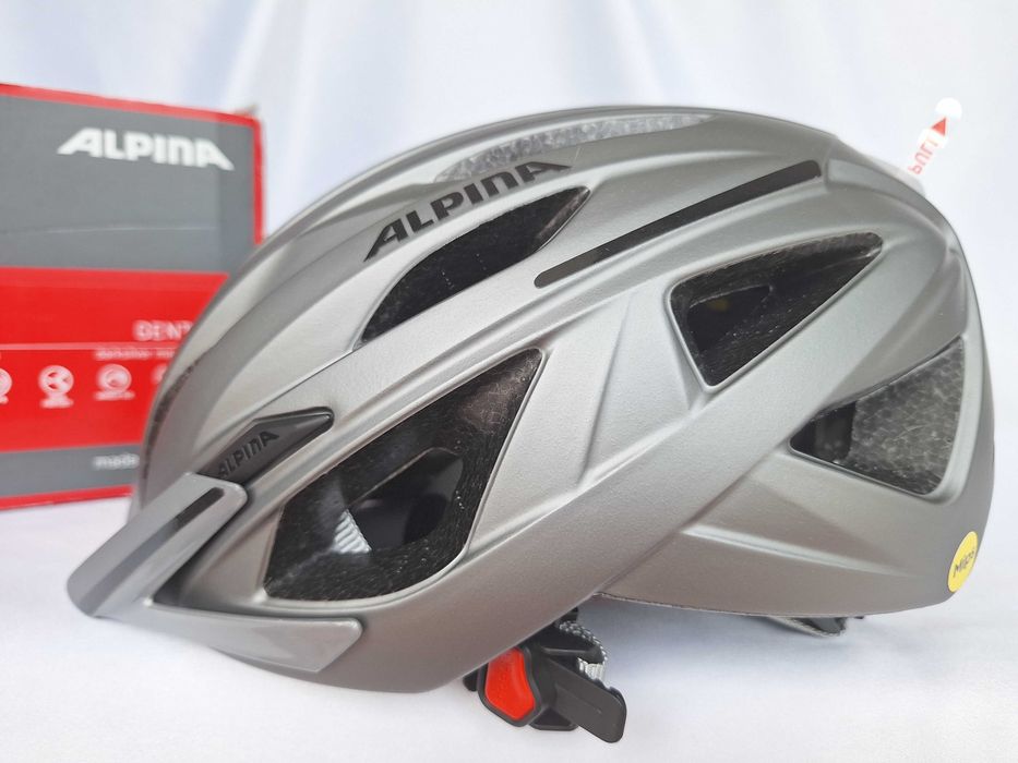 Kask rowerowy Alpina Gent Mips Darksilver Matt M 55-59cm