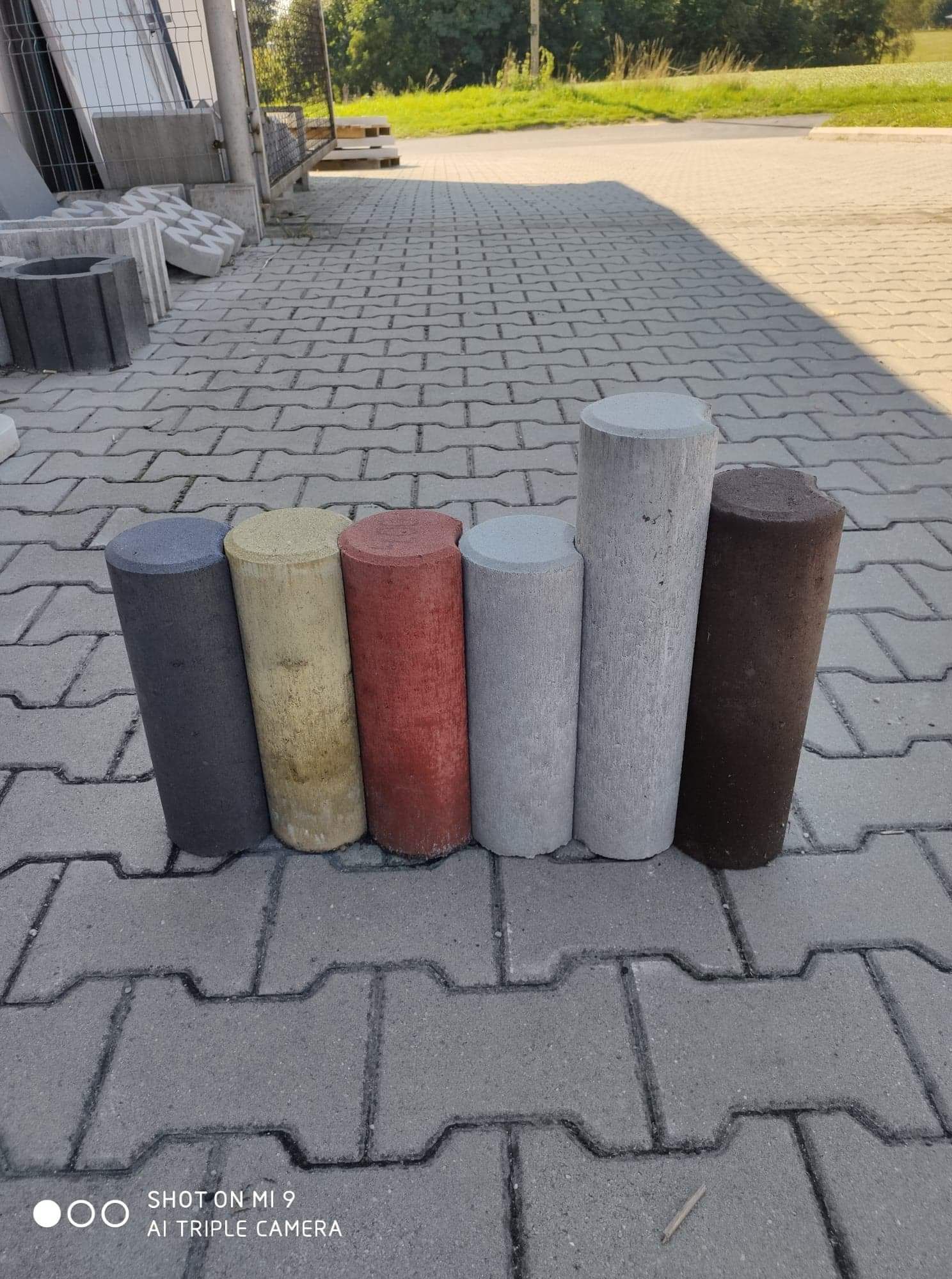 PROMOCJA. Palisada betonowa 30cm grafitowa 5,60zł fi. 10cm, 10,5szt/mb