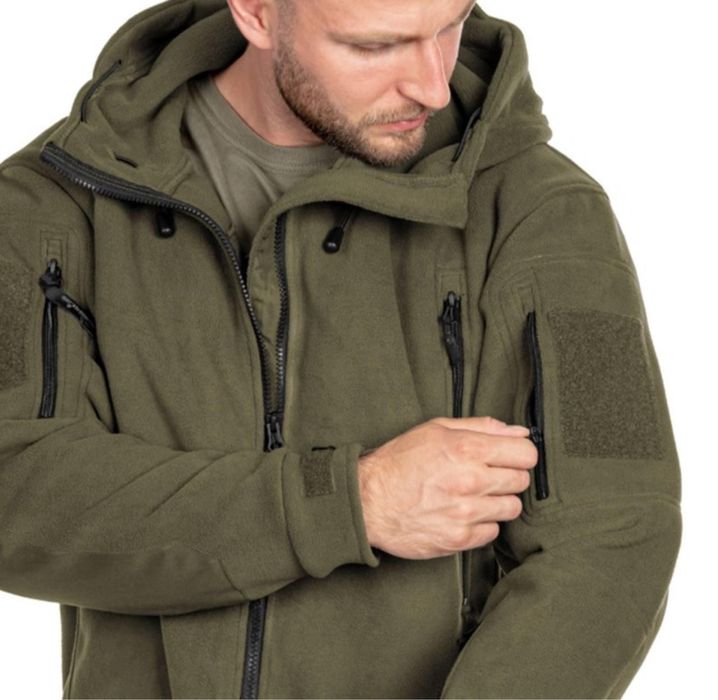 Кофта флісова Helikon-Tex Patriot Jacket олива койот чорний