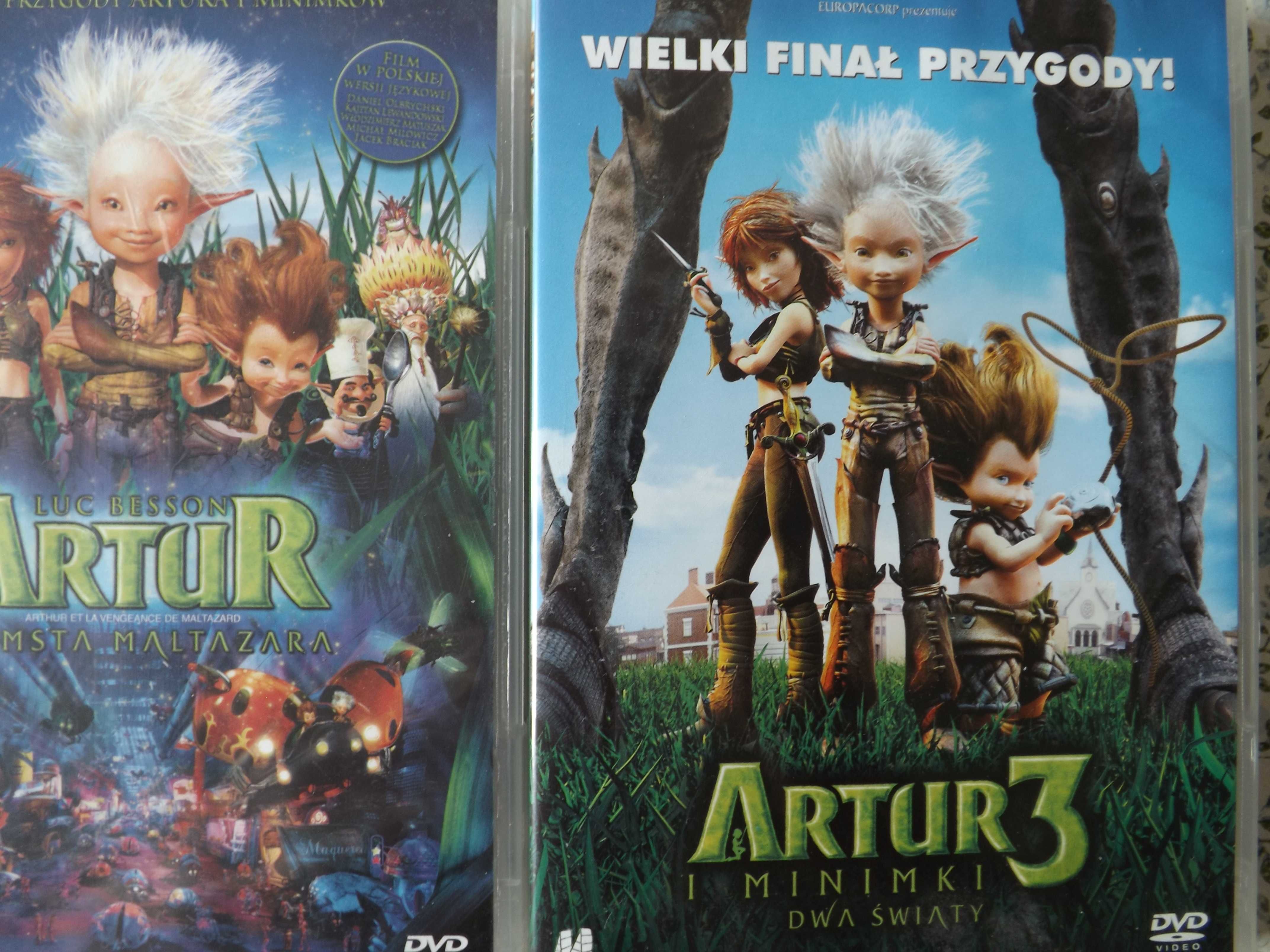 Artur i miminki trylogia bajka film dvd