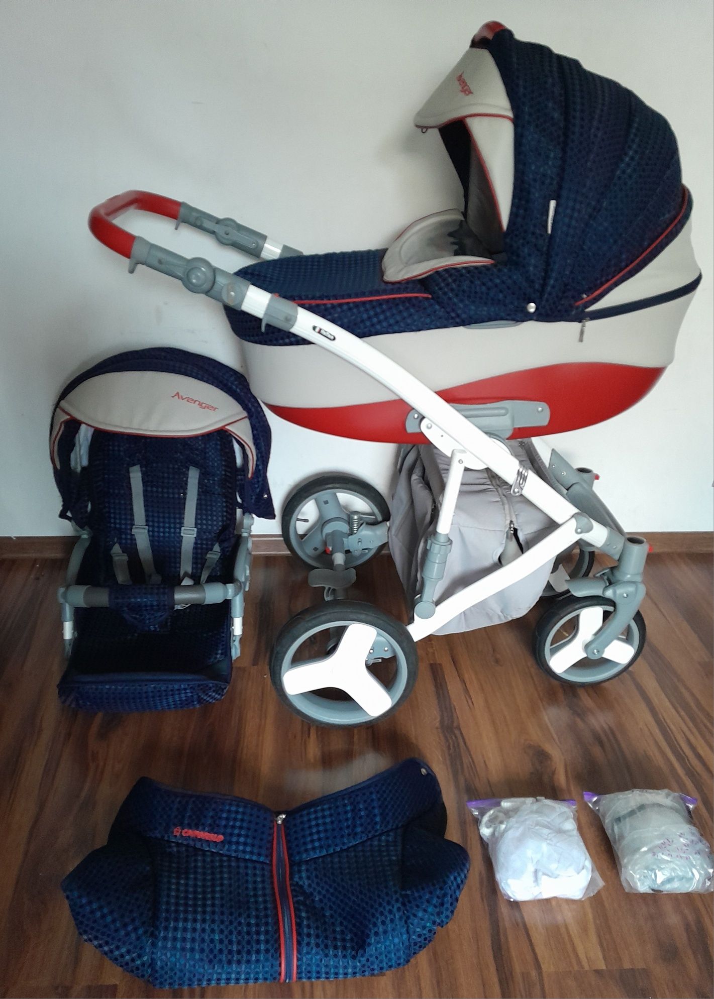 Świetny wózek Camarelo Avenger 2w1/3w1. WYSYŁKA