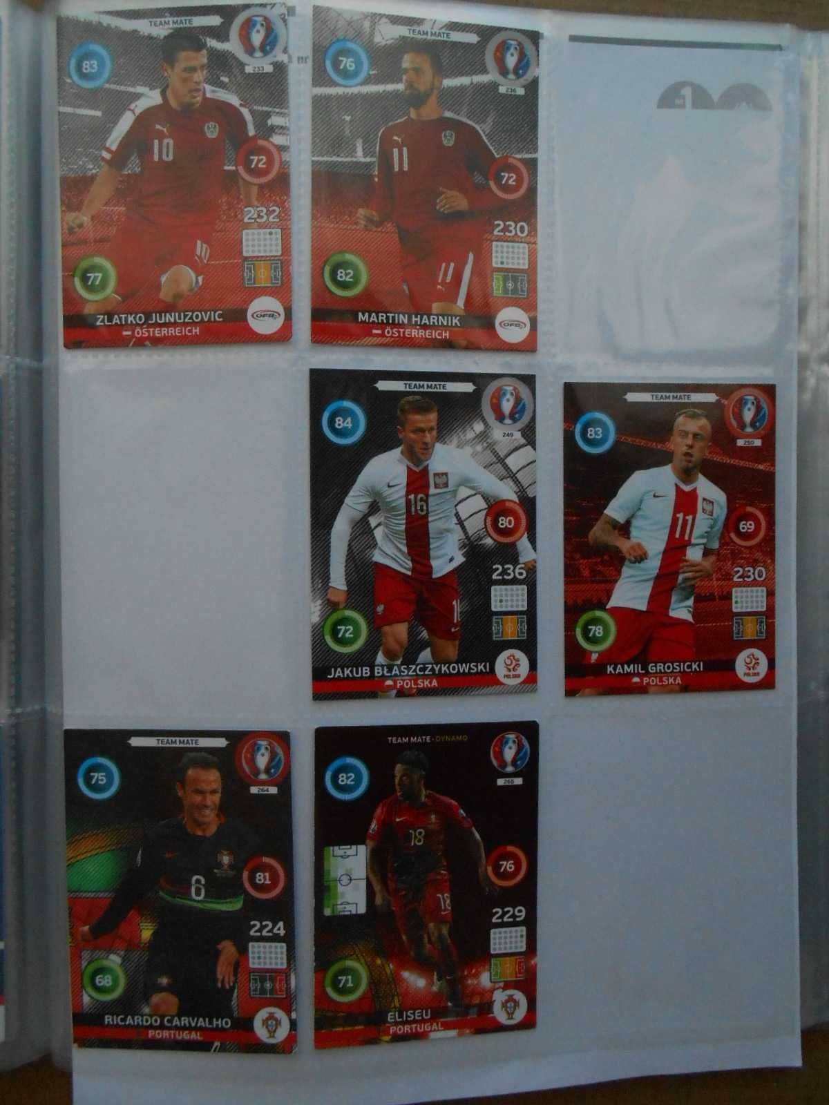 Karty kolekcjonerskie Panini UEFA EURO 2016