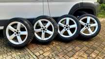Komplet opony - felgi 19R audi a8 d3/d4