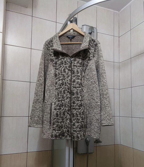 Bluza polarowa 4XL materiałowa damska sweter sweterek Ulla Popken clas