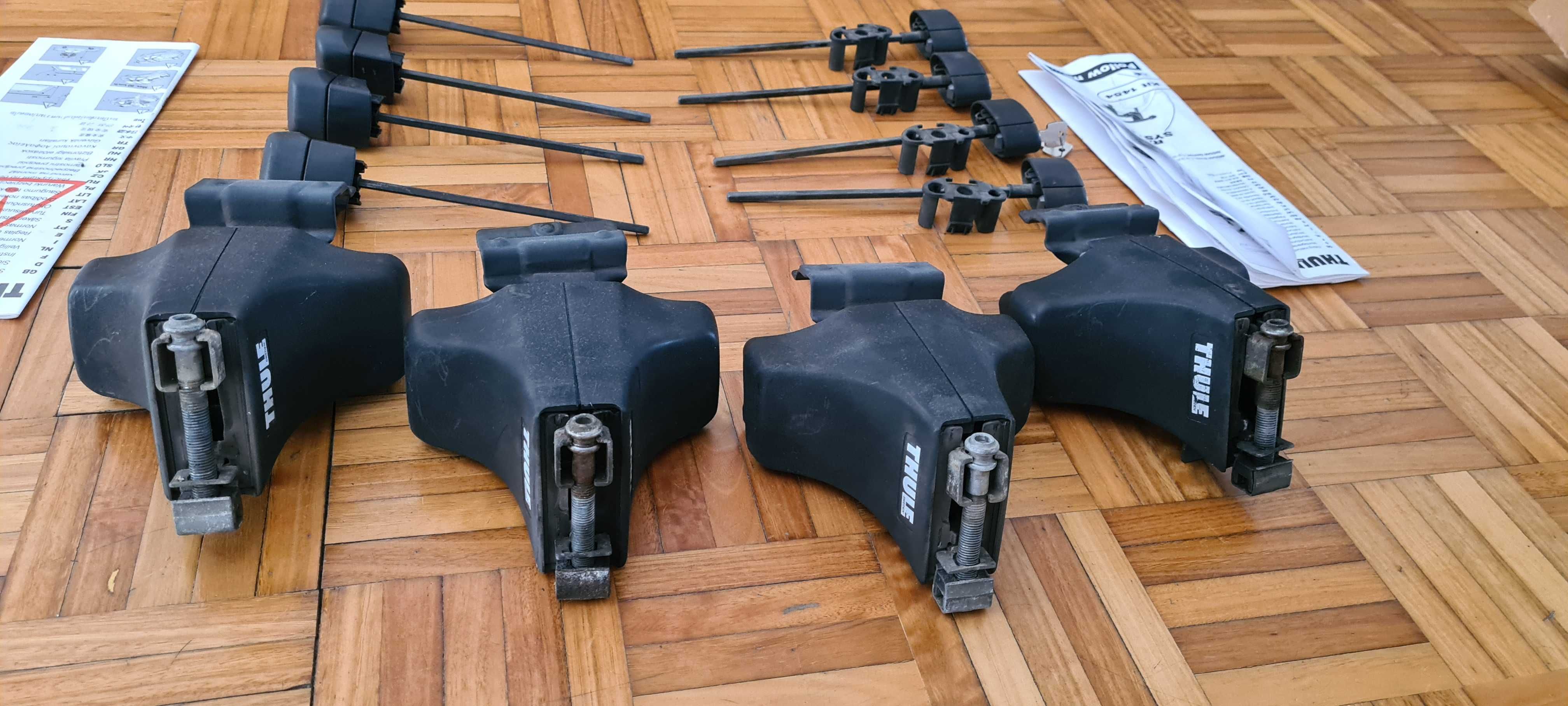 Apoio para barras de tejadilho (Footpack Thule 750 + Kit p/ Qashqai)