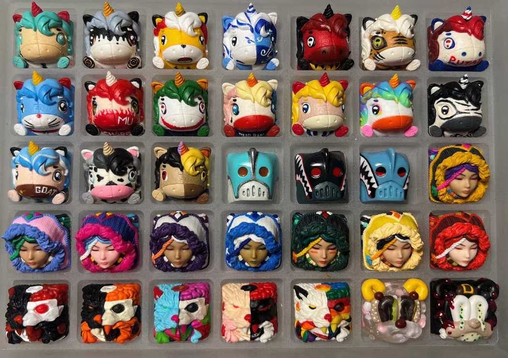 Artisan keycaps gmk артисани кнопки клавіши кейкапи клавіатура кастом