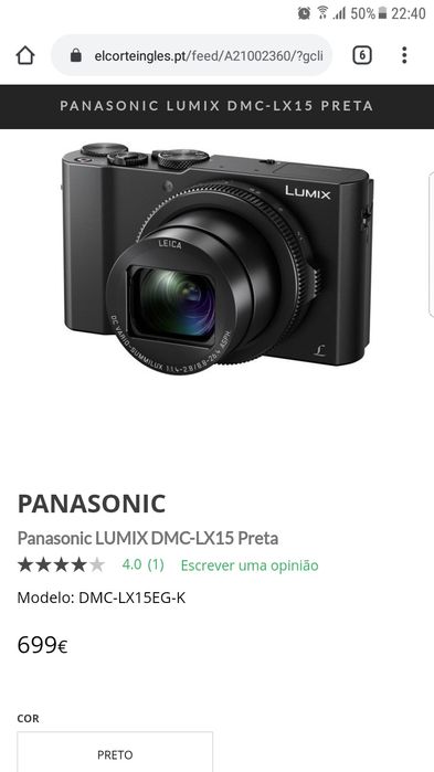 CAMERA panasonic leica dmc lx15