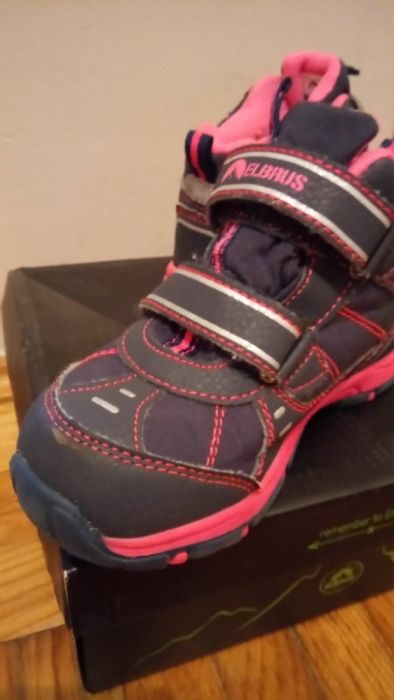 Buty Elbrus 27 granatowo-rozowe