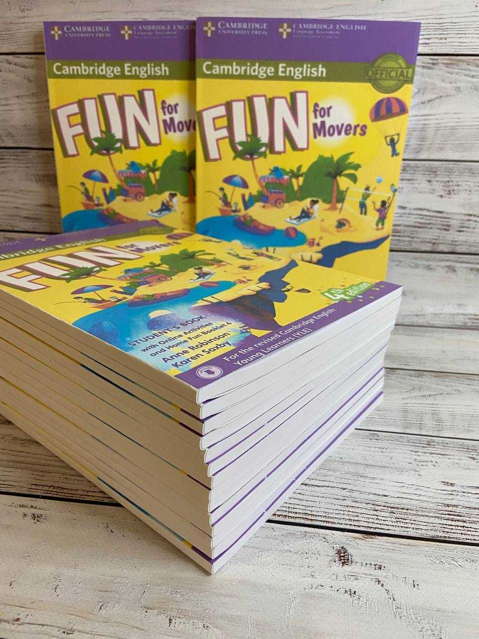 Fun for Starters, Movers, Flyers 4th. edition+АУДІО