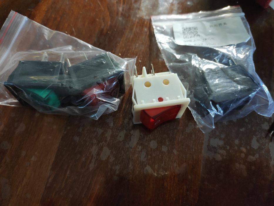 Вимикач перемикач, резистор (выключатель, переключатель, бмс) 4х,та 6х