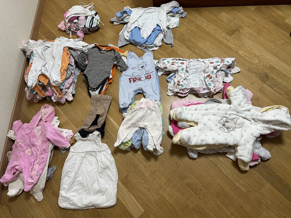 Одежда для новорожденной девочке пакетом. 0-3 месяца
