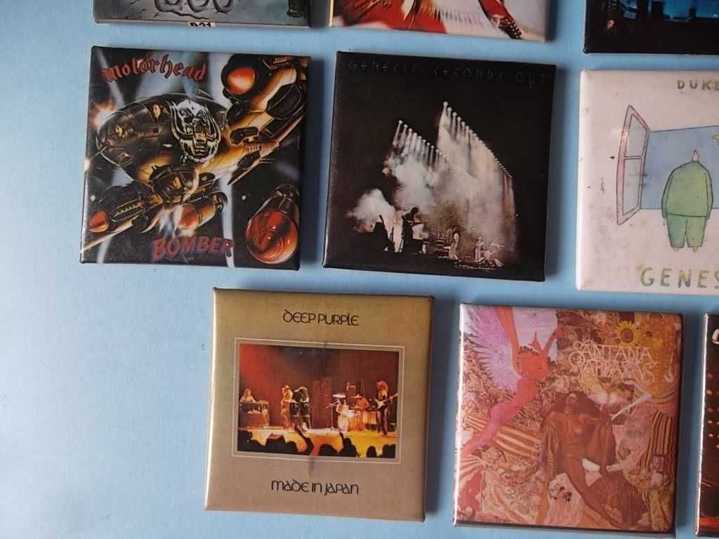 Crachás HEAVY METAL e PROG ROCK anos 70 metálicos com alfinete