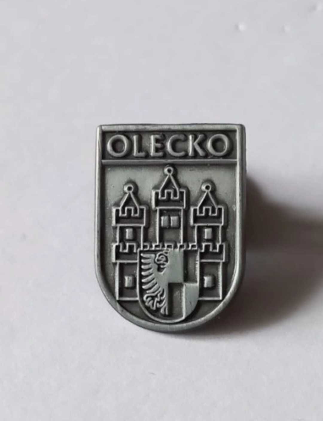 Herb miasta Olecko przypinka pin wpinka odznaka
