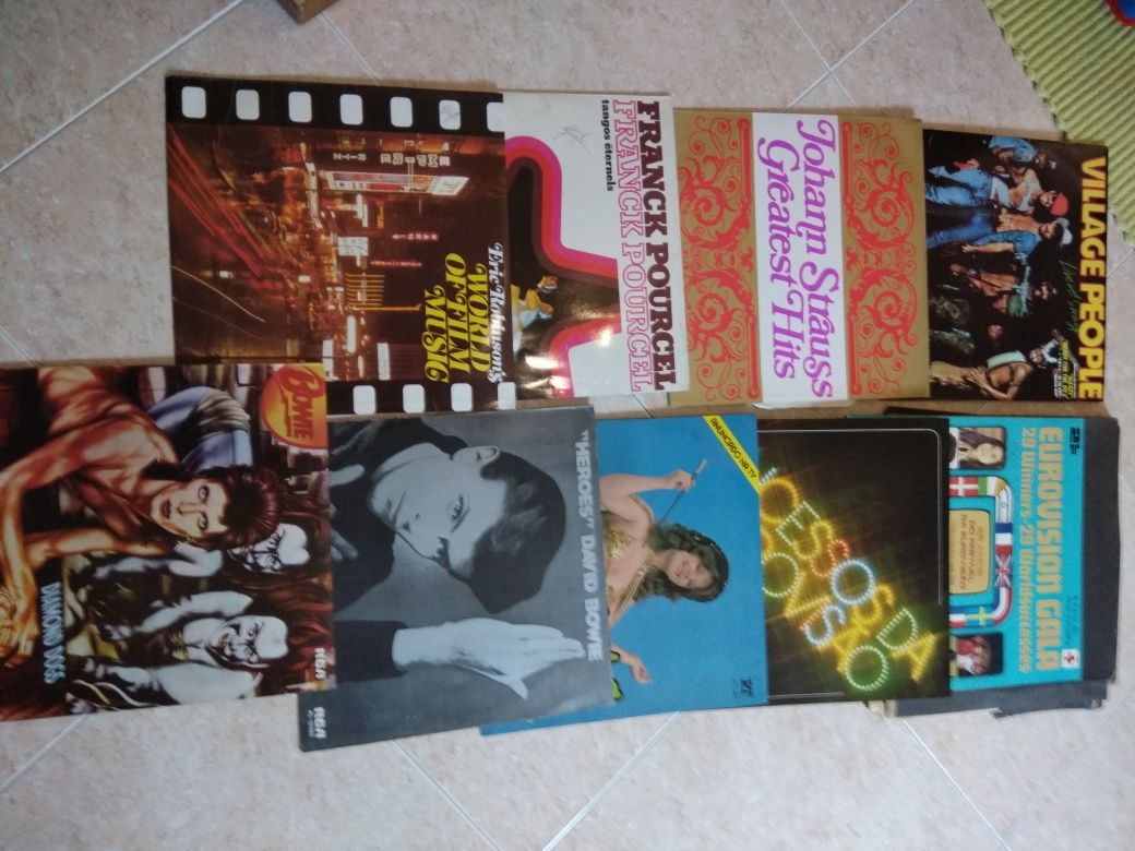 Discos vinil (5 coletâneas e outros livres)