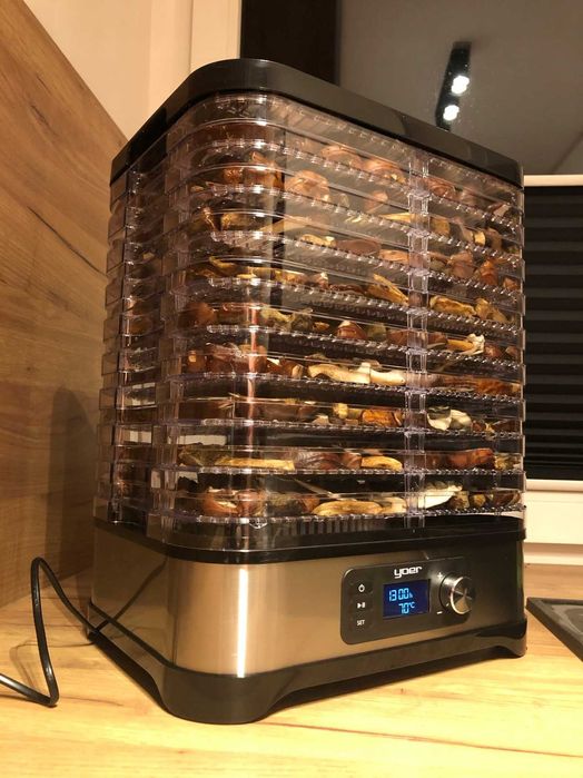 PORZĄDNA Suszarka do grzybów Yoer 10w1 VitaSave 450W Timer wysyłka 24h