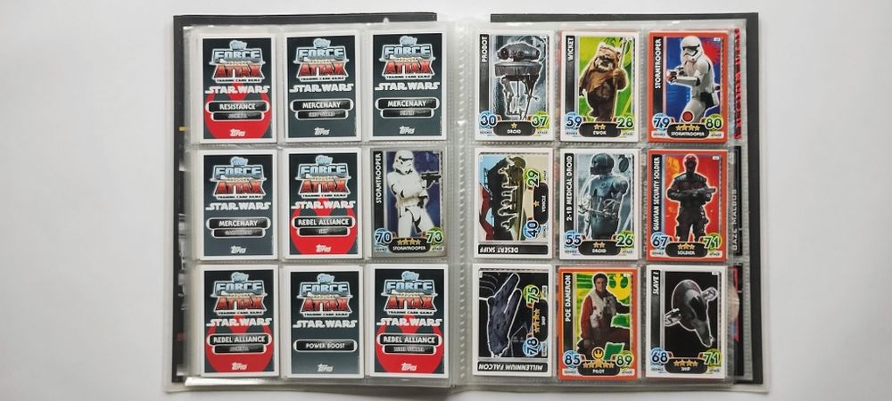 Karty STAR WARS topps Force Attax, Rouge One , Star Wars Attack EXTRA