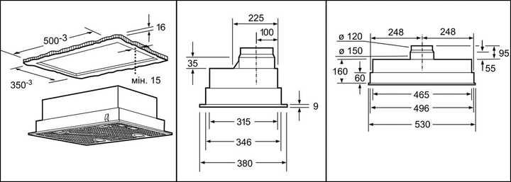 Витяжка Bosch DHL545S