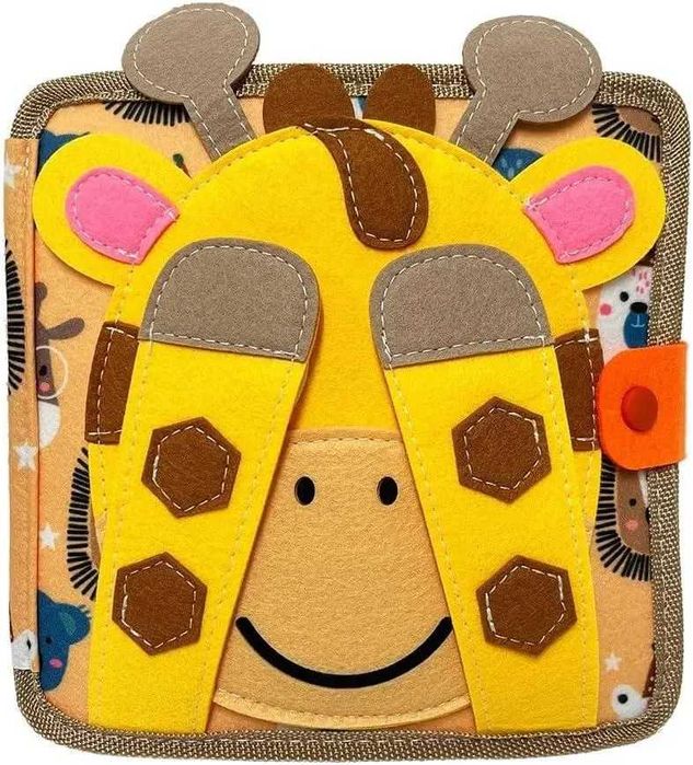 Дитяча розвивальна книга, Інтерактивна книга, Фетрова книжка бізіборд